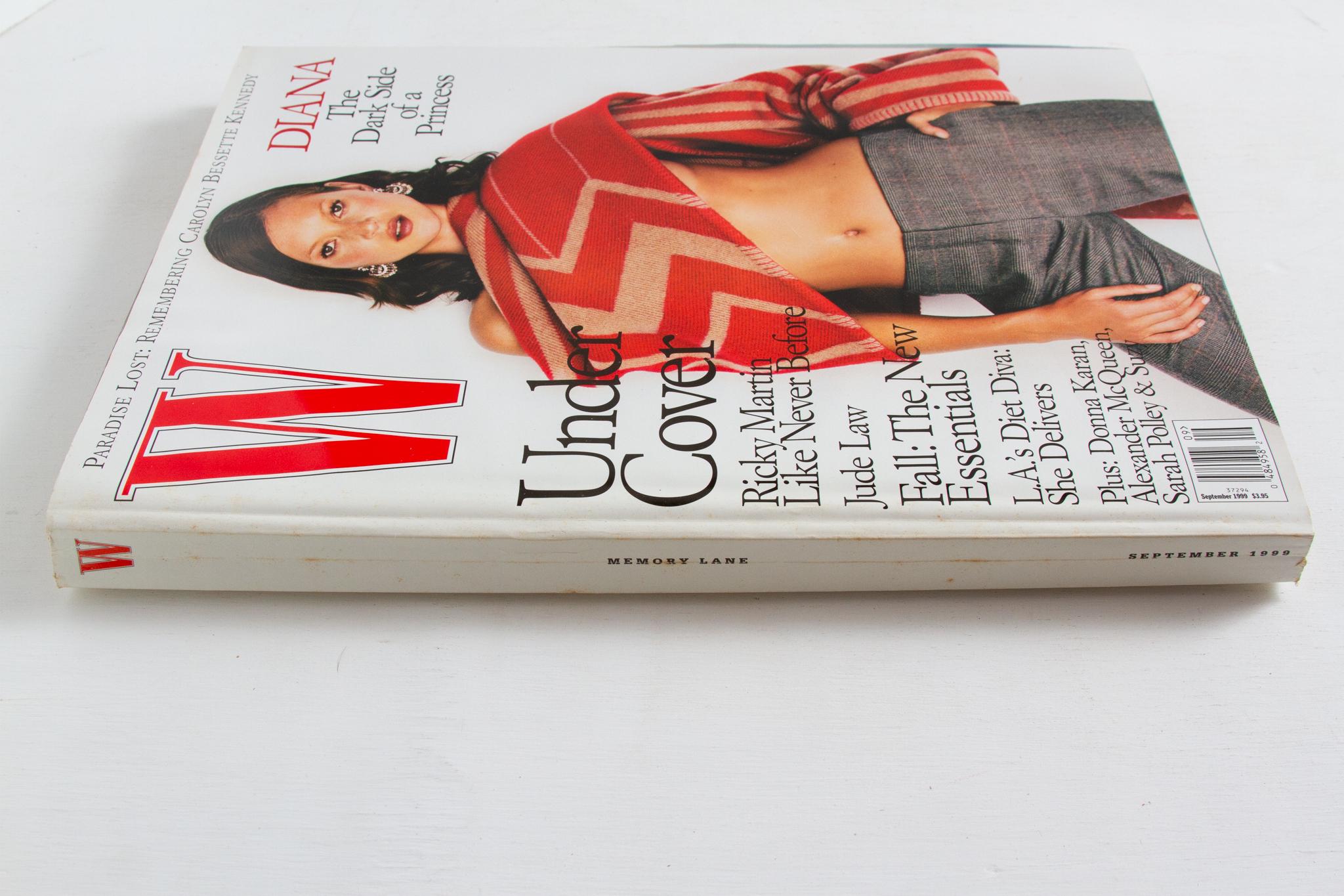 W Magazine (september, 1999) Kate Moss Cover | 90s Fashion, Y2K