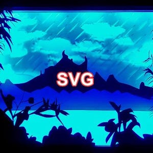 Tiki | SVG | Digital File | Download Only | Enchanted Tiki Room | Trader Sam&#39;s | Volcano Window