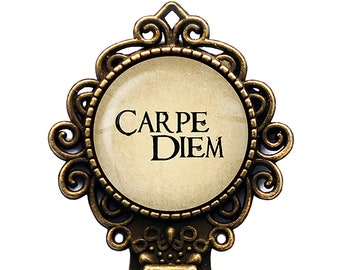 Latin Phrase Quote Saying Carpe Diem Seize the Day Horace Roman Poet Bookmark