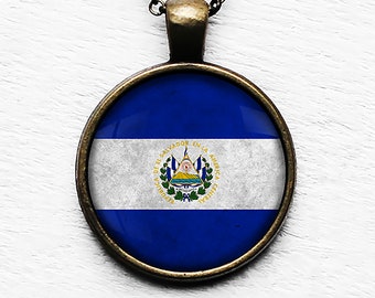 El Salvador Flag Etsy