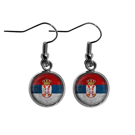 Serbia Serbian Flag Bronze Bookmark