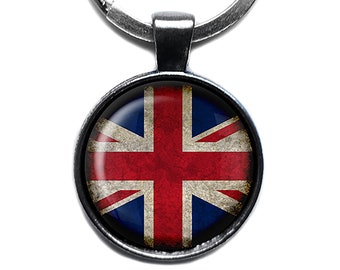 Leather Keyring Engraved Newbury City England Flag Leather Keyring Engraved Newbury City England Flag