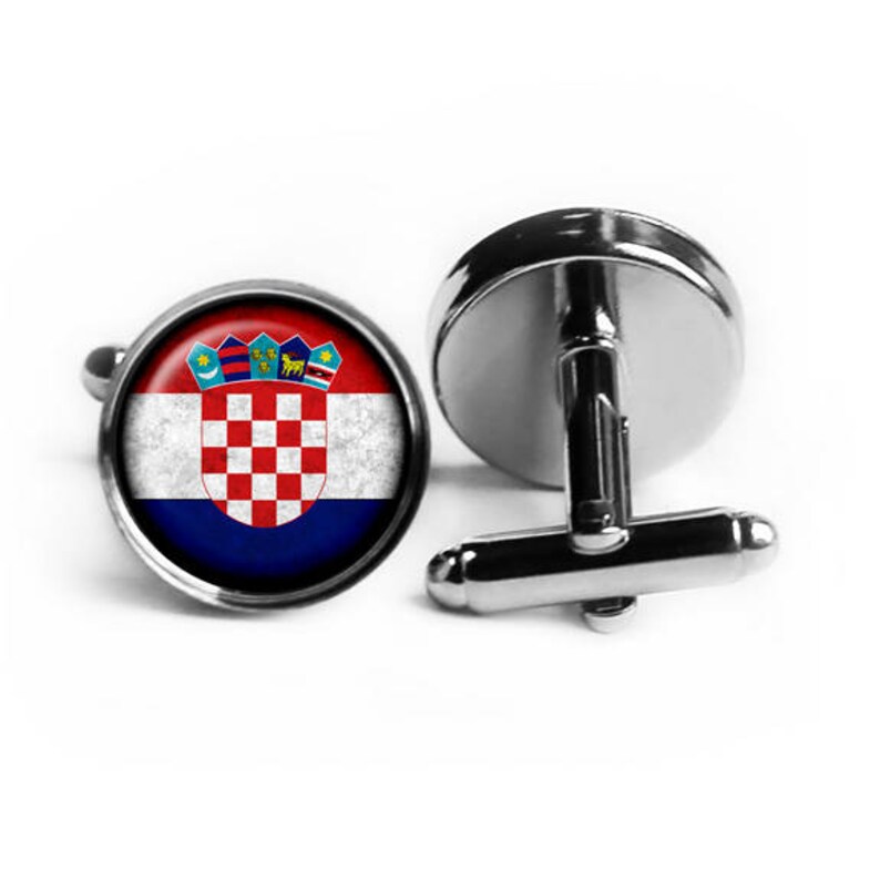 Croatia Croatian Flag Cufflinks