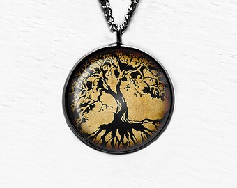 Tree of Life Nature Pendant Necklace