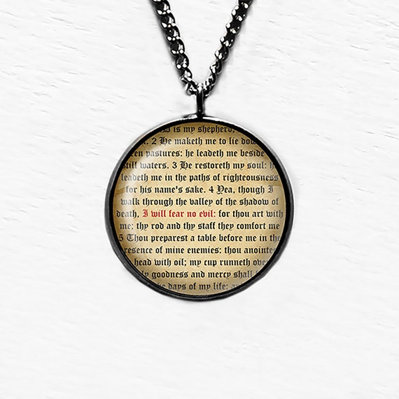 i shall fear no evil kjv