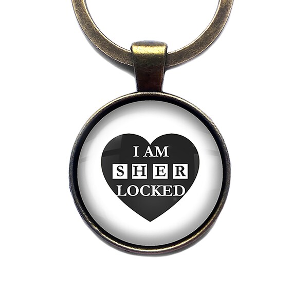 Sherlock Holmes I Am Sherlocked Keychain Keyring Etsy Sherlock Holmes I Am Sherlocked Keychain Keyring Etsy