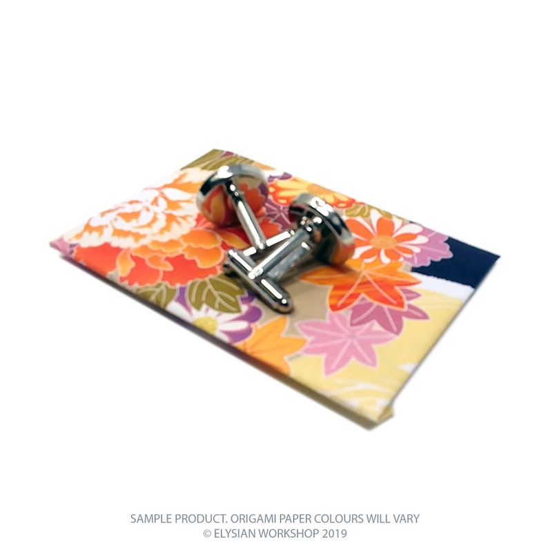 UK United Kingdom Flag Heart Cufflinks