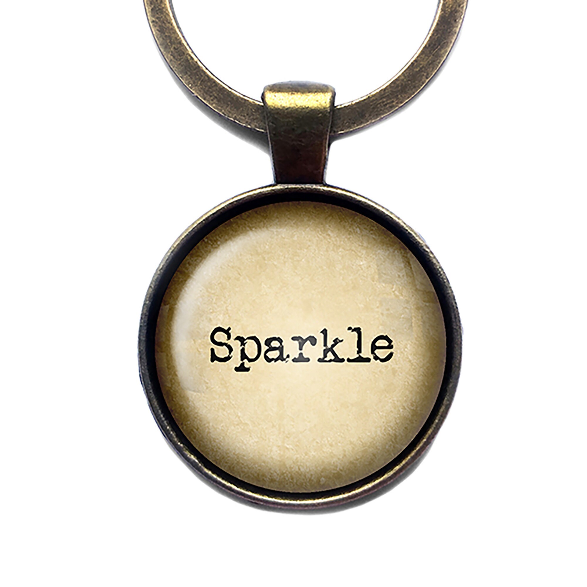 Sparkle Keychain Keyring Etsy