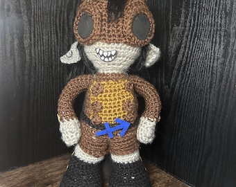 Custom Crocheted Horuss Zahhak Homestuck Doll