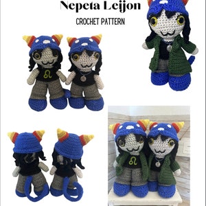 Nepeta Homestuck Crochet Doll Pattern Only