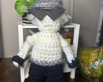 Crocheted Mini Bro Strider from Homestuck