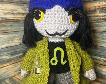 Lalka Nepeta robiona na szydełku, pluszowa