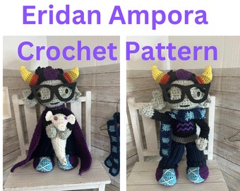 Wzór na szydełko Eridan Ampora i Skyhorse tylko dla Homestuck