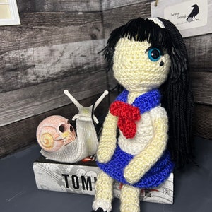 Crochet Tomie doll Junji ito inspired