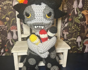 Spersonalizowana pluszowa lalka Gamzee Homestuck na szydełku
