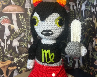 Lalka Kanaya wykonana na zamówienie z Homestuck