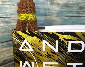 Crocheted Rocky Bookmark Project Hail Mary Inspired or keychain