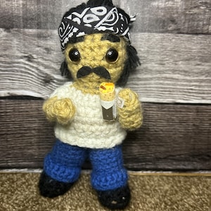 Crochet miniature little  homie doll