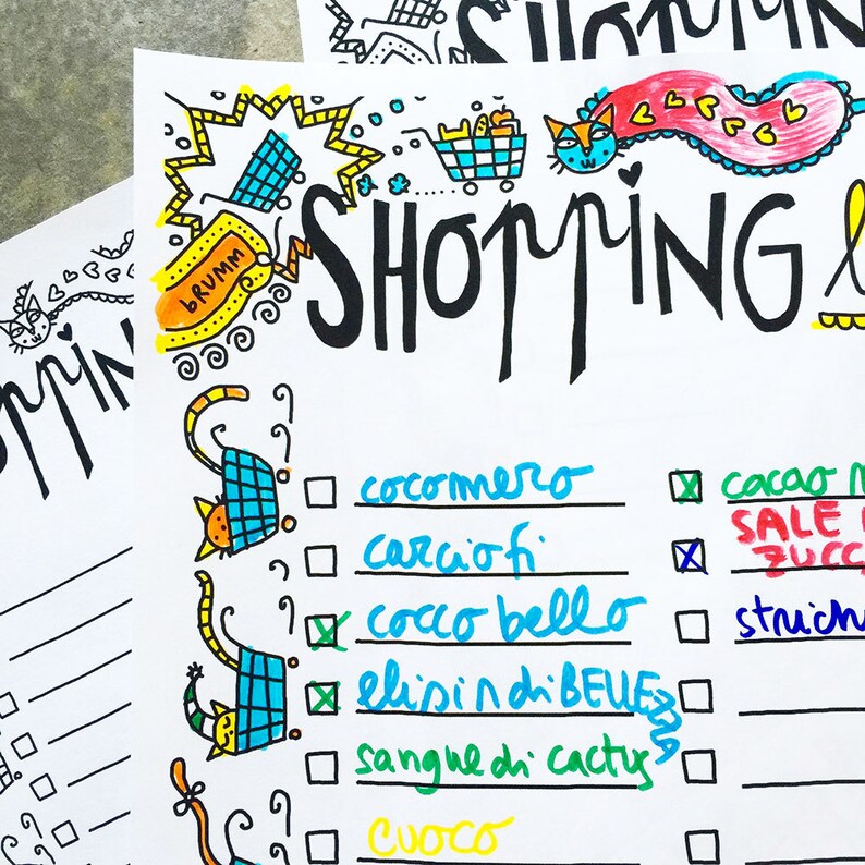 Shopping Planner, Shopping List, Printable Shopping, Shopping Plan ...