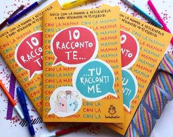 I tell you, you tell me with Mommy | Activity Book mom-child | Burabacio