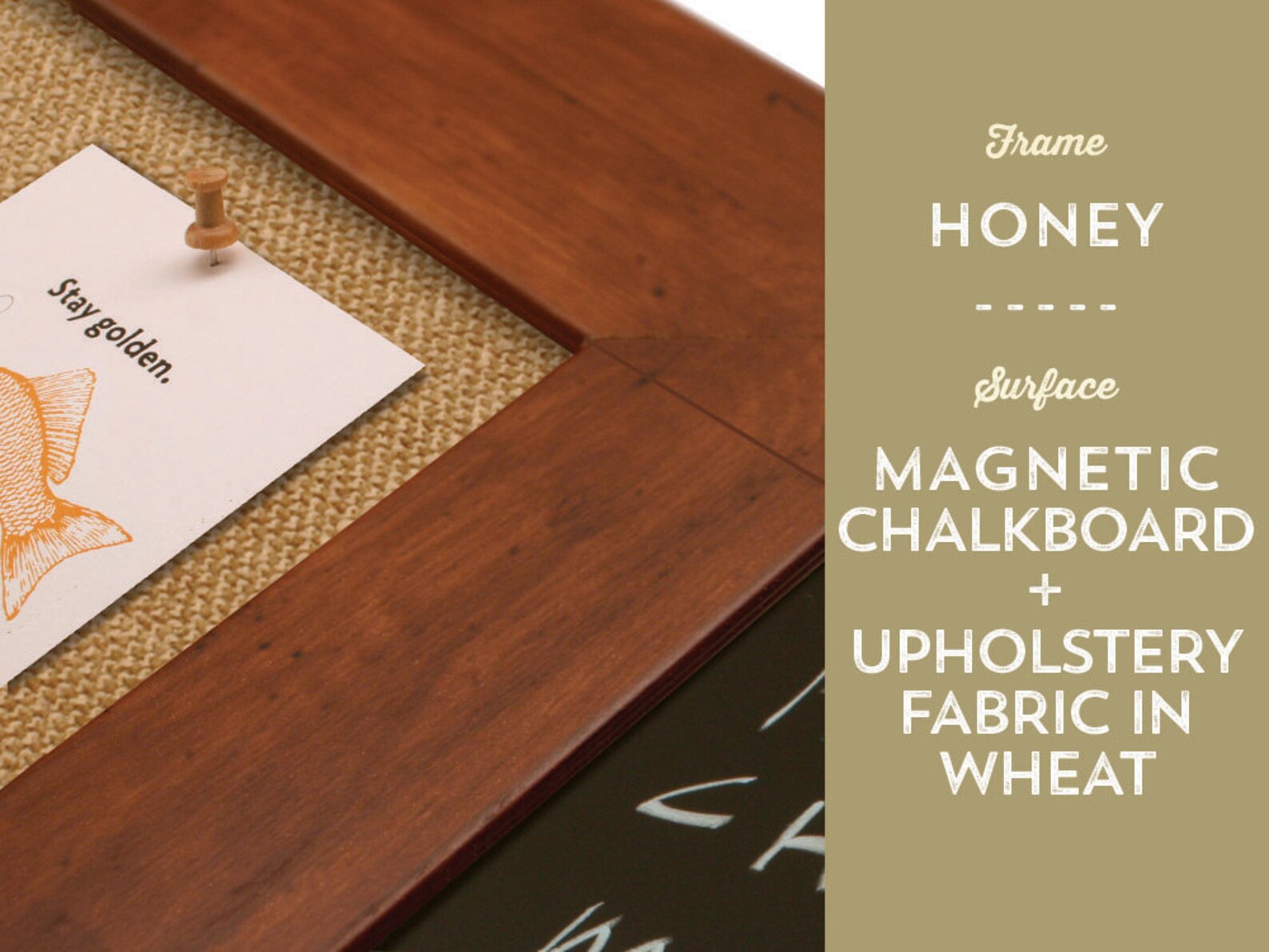 Chalk Combo Board Chalk Cork Board Chalkboard Combo Etsy