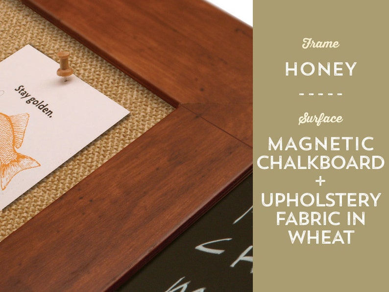 Chalk Combo Board Chalk Cork Board Chalkboard Combo Etsy