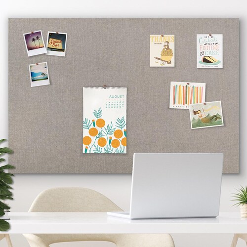 48 X 32 Pin Board LINEN FABRIC Frameless Pin Etsy
