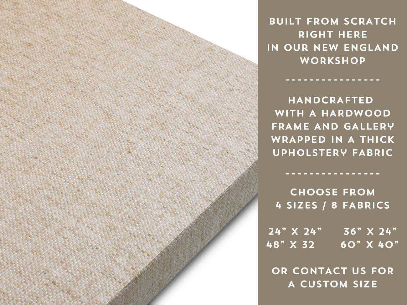 36 x 24 Pin Board LINEN FABRIC Frameless Pin Etsy