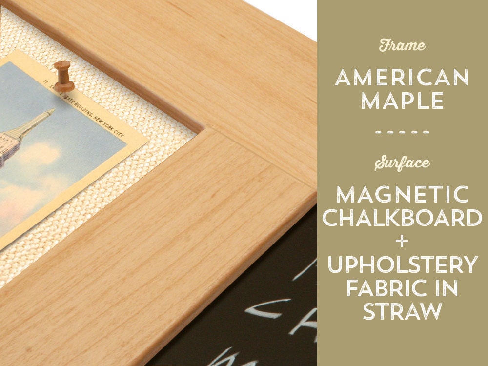 Chalk Combo Board Chalk Bulletin Board Chalkboard Combo Etsy