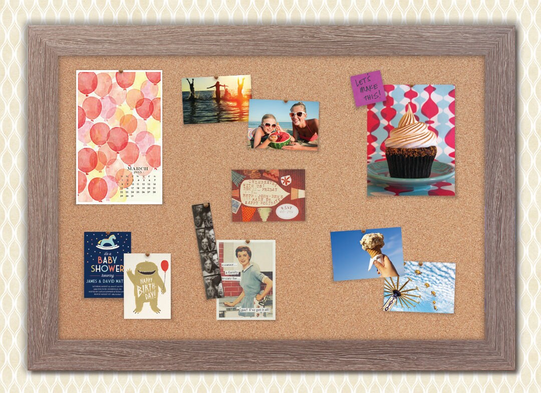 Cork Board Memo Boards Custom Cork Boards Framed Cork Etsy