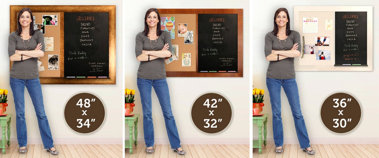 Chalk Combo Board Chalk Bulletin Board Chalkboard Combo Etsy