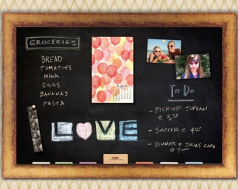 Chalkboards | Magnetic Chalkboards | Framed Chalkboards - Gold Frame