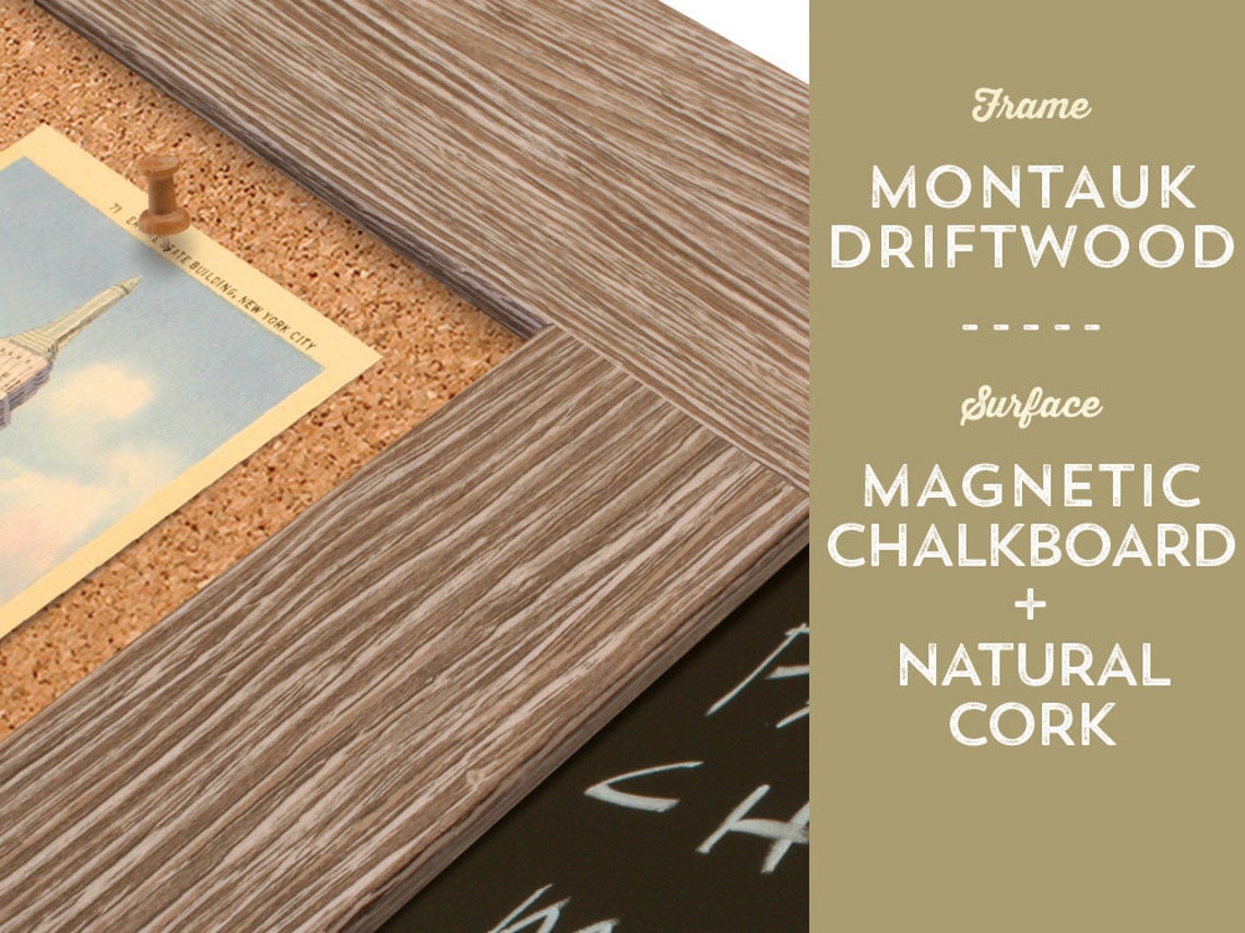 Chalk Combo Board Chalk Bulletin Board Chalkboard Combo Etsy