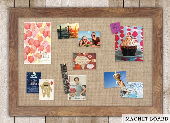 Magnetic Bulletin Boards Framed Magnet Boards Magnet Board Etsy