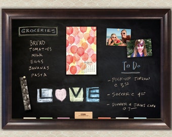 Chalkboards | Magnetic Chalkboards | Framed Chalkboards - Weston Espresso Frame