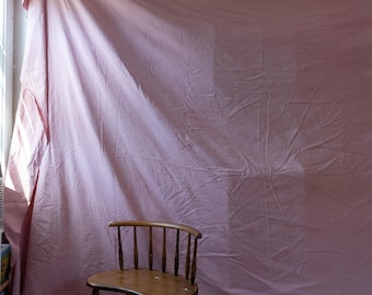 Hand-Dyed Canvas Fabric Backdrop / Photo Background 8'x11' in STRAWBERRY
