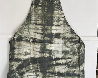 Hand Dyed Cotton Apron