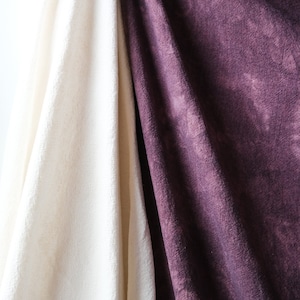 Hand-Dyed Cotton Canvas Backdrop / Seamless Photo Background in PORT / 5'x8' image 3