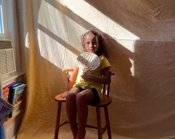 Cotton Canvas Backdrop / Photo Background in Ochre