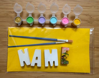 Paint craft, Name Kit, Includes Brushes and Paints