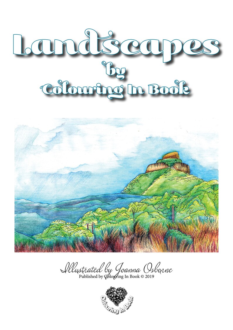 730 Colouring Book Landscapes Best HD
