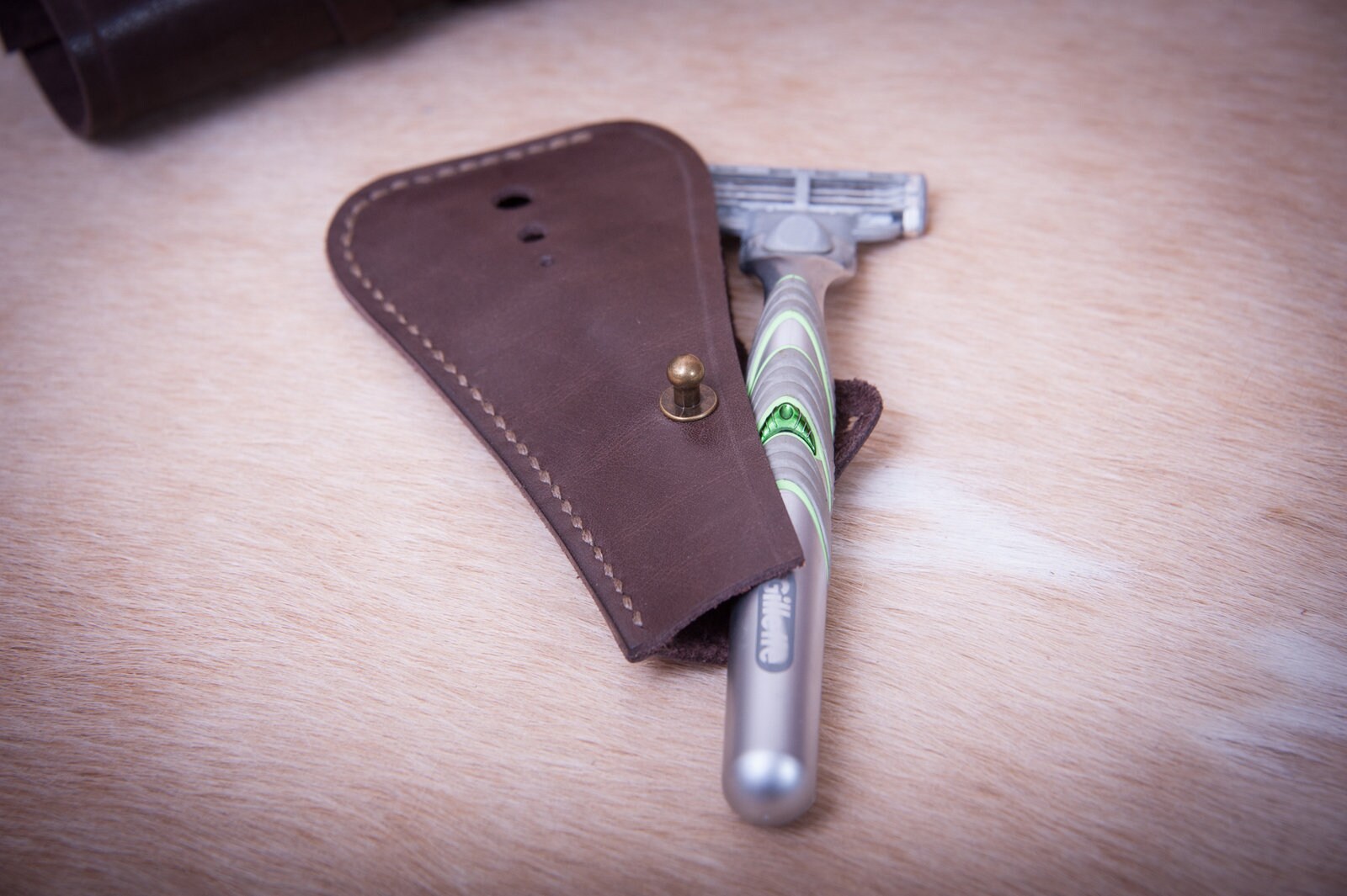 Leather RAZOR Holder Groomsmen Gift Safety razor cover Leather Etsy