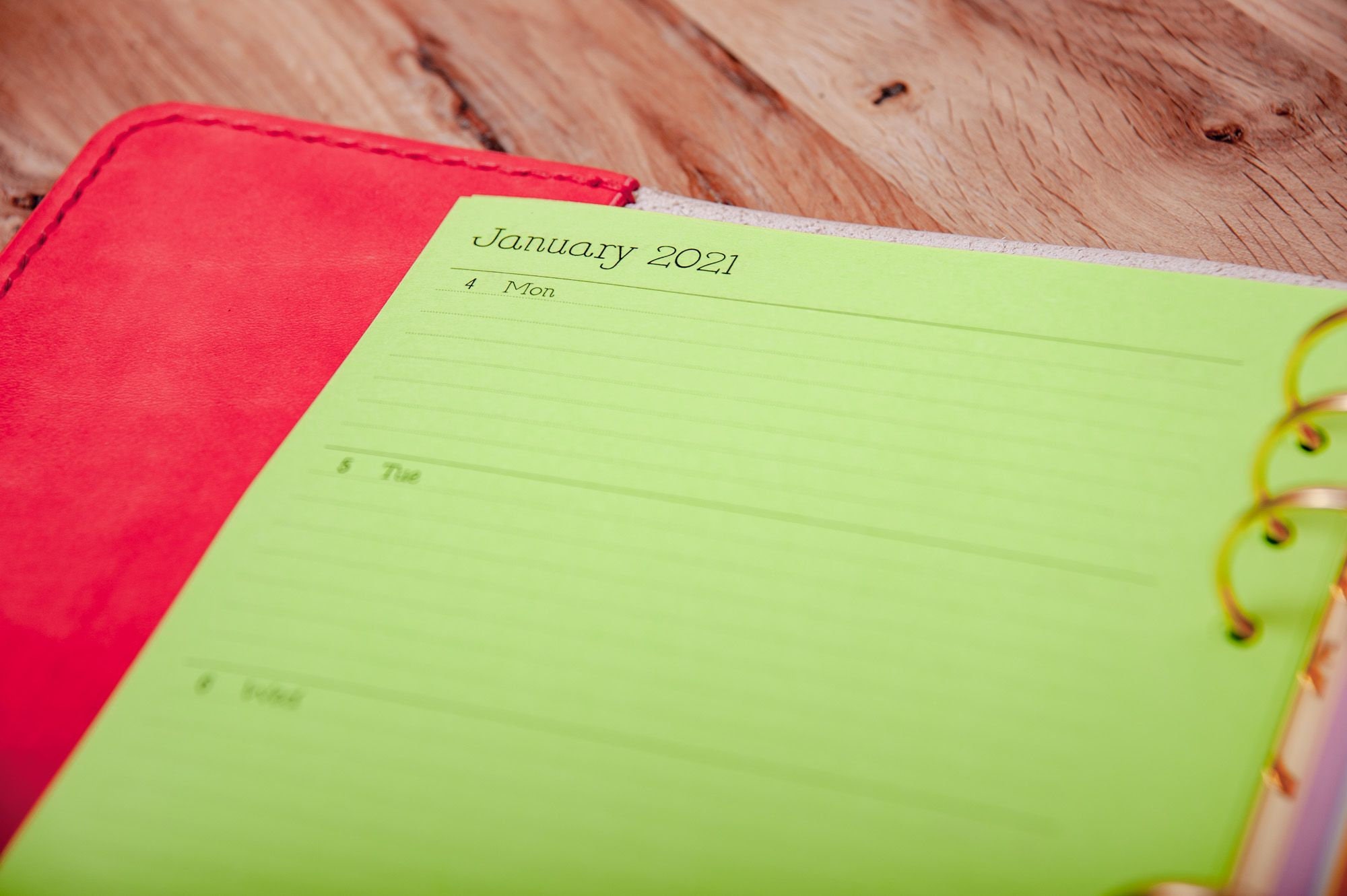 2021 A5 planner A5 binder insert Set of weekly planner for Etsy