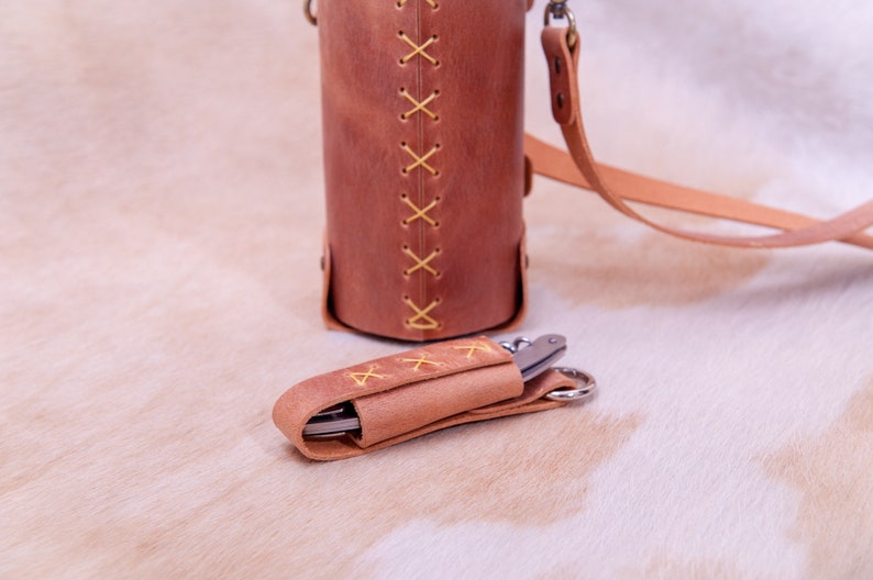 Leather wine bottle holder carrier monogram wine bag Etsy