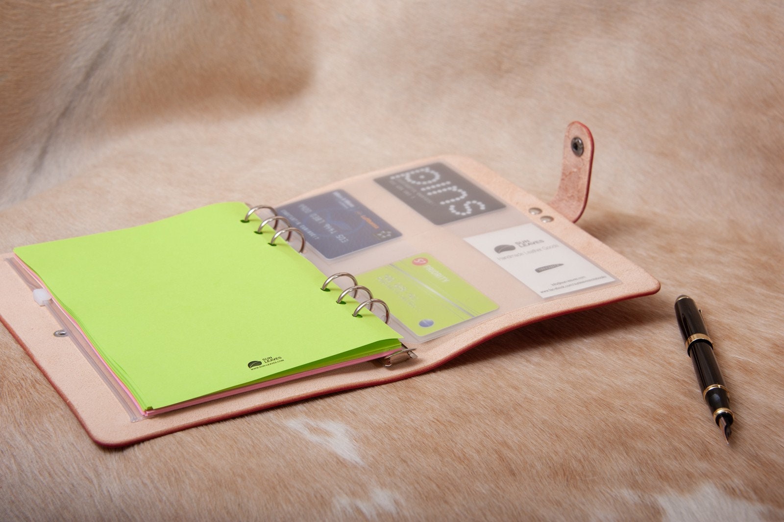 Credit card holder for A5 binder Card Holder A5 Pouch Personal Etsy