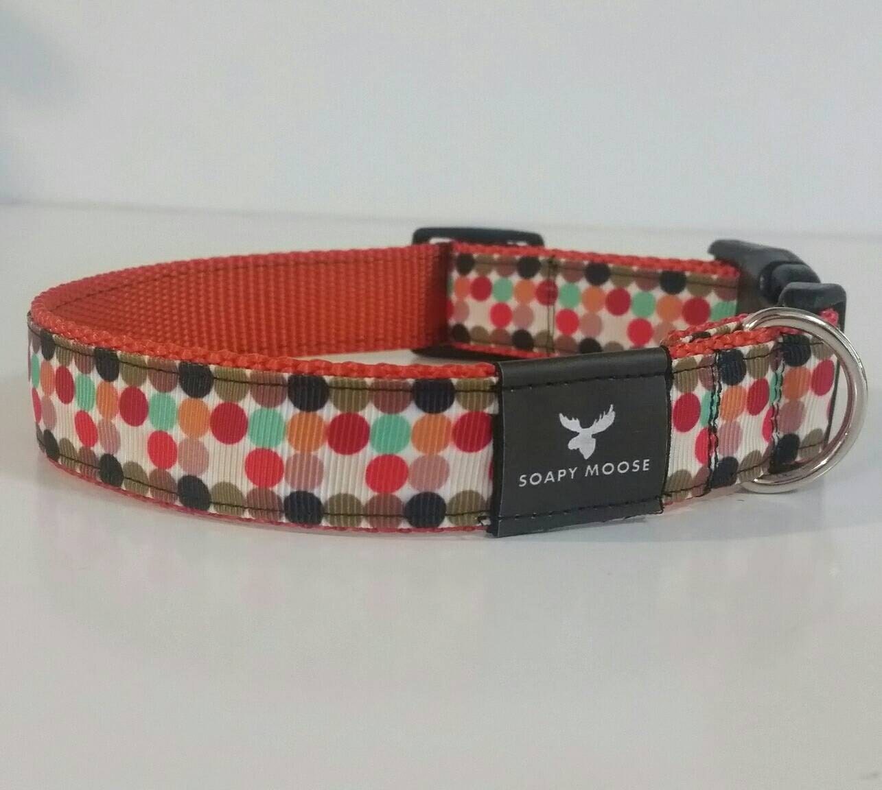Spot dog Collar Australian Made retro brown dog collar Etsy