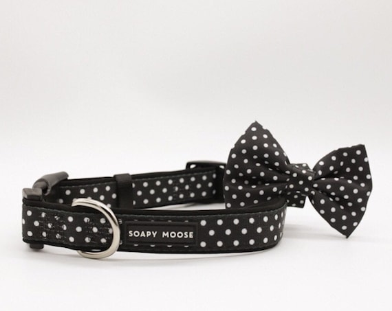 Bow tie best sale dog collar etsy