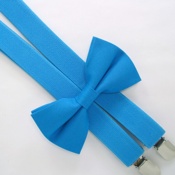 malibu blue vest and tie