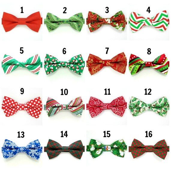 Christmas bow tie Holiday bow tie for Men Toddlers Etsy