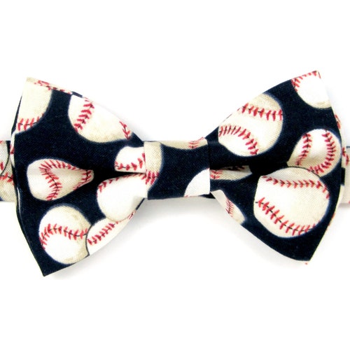 Baseball Bow Tie and Navy Blue Suspenders PERFECT for Boys Etsy